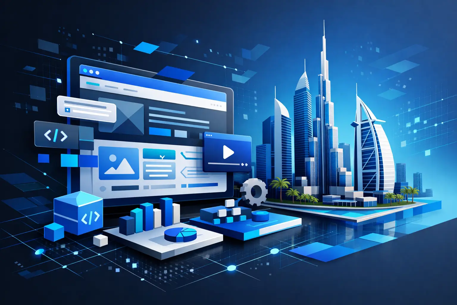 تصميم مواقع دبي: كيف تبني موقعًا يحقق نموًا